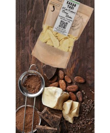 Lokman Hekim Tunali Solid Cocoa - Pure Cocoa Butter - Edible - 50gr - Buy Online on GoSupps.com