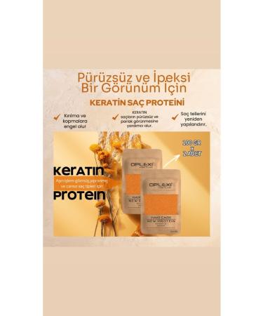 Oplexi hair clinic Keratin Hair Care Protein 100 Gr. X 2 Pieces