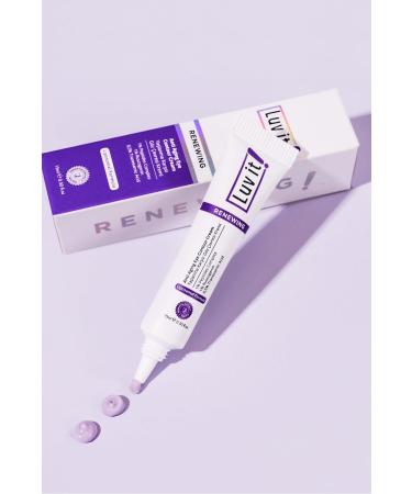 Luv it! Anti-Aging Anti-Puffiness Under-Eye Dark Circle Eye Cream (PEPTIDES-RUSCOGENIN-TRANEXAMIC ACID) 15ml - Buy Online on GoSupps.com