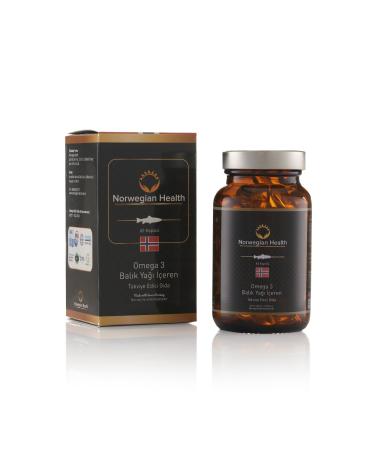 Norwegian Health Omega 3 Fish Oil 60 Capsules - Buy Online on GoSupps.com