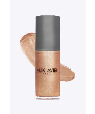 Alix Avien Yellow Shimmering Liquid Highlighter - Liquid Highlighter 102 - For Face & Body - 45 ml - Buy Online on GoSupps.com