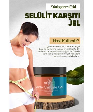 Orginx Slimming Firming Anti-Cellulite and Anti-Stretch Body Shaping Gel - 250 ml - Buy Online on GoSupps.com