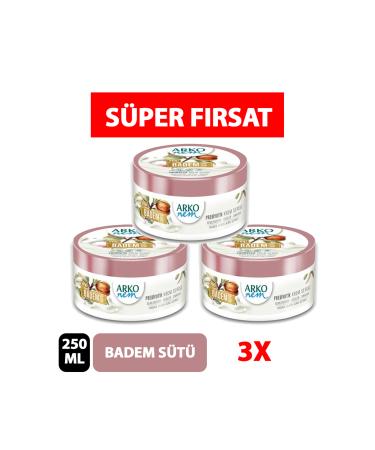 Arko CREAM 3-PACK PROBIOTIC ALMOND MILK 250ML