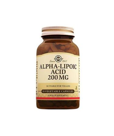 Solgar Alpha Lipo Acid 200 Mg 50 Capsules