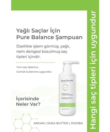 Insane Naturale Moisture Balancing Pure Balance Shampoo for Oily Hair 500 ml - Buy Online on GoSupps.com
