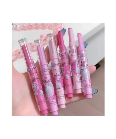 Cosmetics Magic Case Glitter Heart Jelly Lipstick - SET OF 6