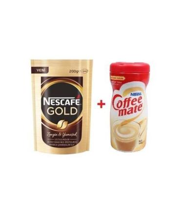 Nescafe Gold 200 Gr + Nestle Coffee Mate 400 G