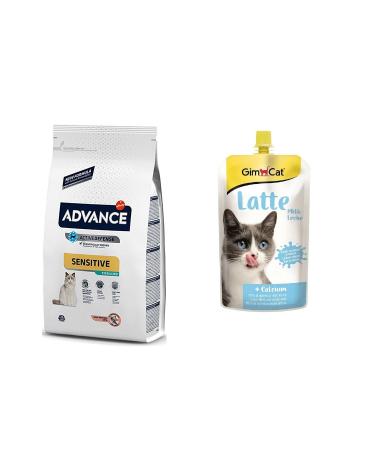 Advance Sterilised Salmon Cat Food 3 Kg + Gimcat Cat Latte 150 Gr (original)