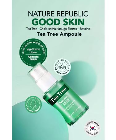 Nature Republic Serum for Acne and Porous Skin Nature Republic Good Skin Tea Tree Ampoule - Buy Online on GoSupps.com