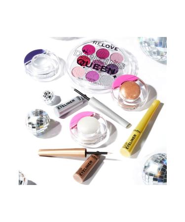 Relove by Revolution Dancing Queen Glitter Ball Liquid Highlighter Golden Energy - Buy Online on GoSupps.com