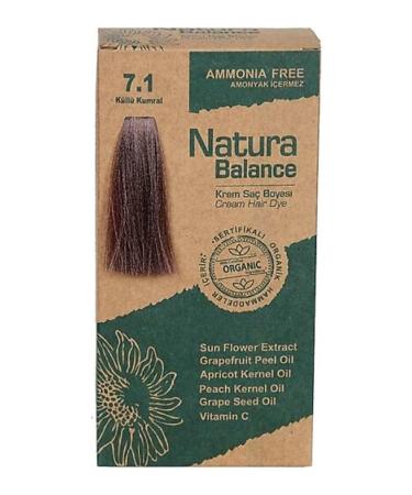 NATURABALANCE Natura Balance Cream Hair Dye - Organic Certified Ash Blonde 7.1