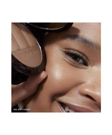 Sephora BRONZER SHIMMER - Iridescent bronzing powder 02 Spicy sunset (8 g) - Buy Online on GoSupps.com