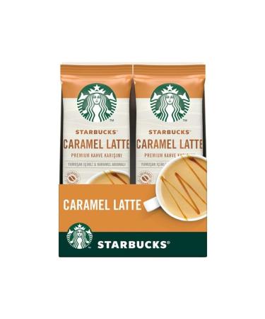 Starbucks Caramel Latte Granulated Coffee Pack of 10