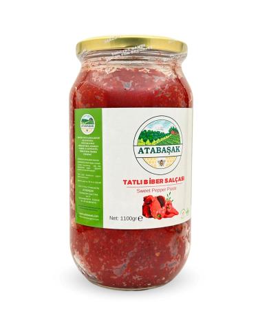 ATABA AK Pure Sun Dried Organic (SWEET) Village Pepper Paste 1100 Gr (Handmade) - Buy Online on GoSupps.com