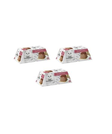 Gourmet Revelations Mousse Salmon Cat Canned Food 2 X 57 Gr. 3 Piece Package