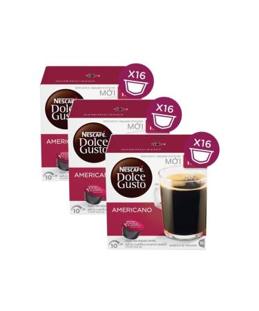 Nescafe Dolce Gusto Americano Capsule Coffee 16 Pieces X 3 Boxes