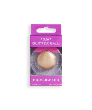 Relove by Revolution Dancing Queen Glitter Ball Liquid Highlighter Golden Energy - Buy Online on GoSupps.com