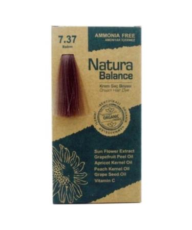 NATURABALANCE Natura Balance Cream Hair Dye - Organic Certified Almond 7.37