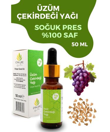 CYN LIFE Grape Seed Oil 50 ml Cold Press 0 Pure
