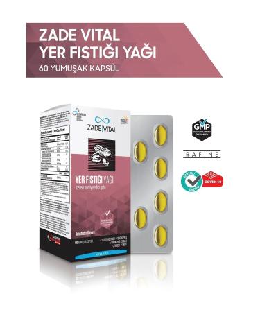 ZADEV TA Zade Vital Peanut Oil Blister 60 Capsules