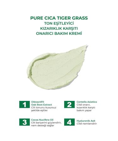 Sinoz Pure Cica Tiger Grass Tone Equalizing Intensive Repairing Soothing Anti-Redness Face Cream 15 ml - Buy Online on GoSupps.com