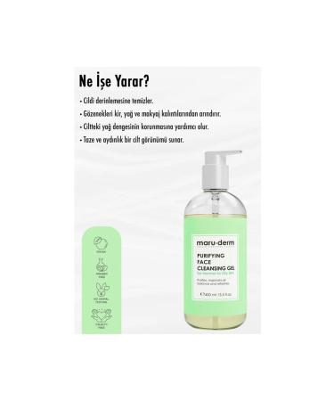 Maru.Derm Salicylic Acid Bha Face Wash Gel 400 ml - Buy Online on GoSupps.com