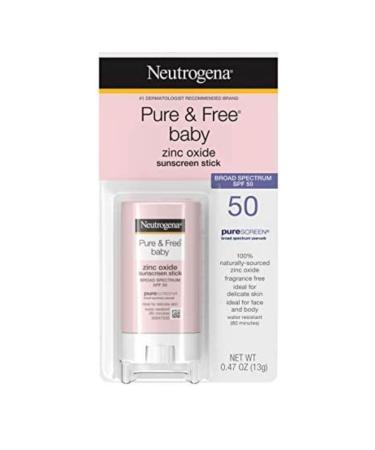 Neutrogena Pure & Free Baby Sunscreen Stick Broad Spectrum Spf 50 13g.