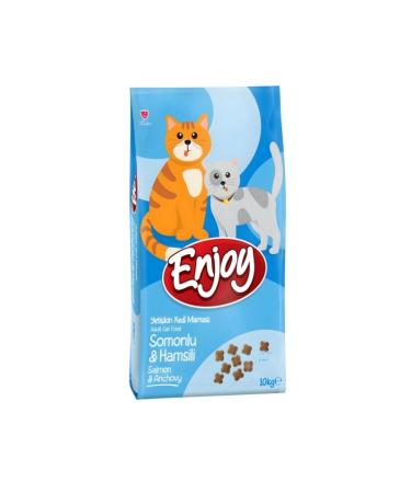 Enjoy Adult Cat Food with Salmon and Anchovy 10kg