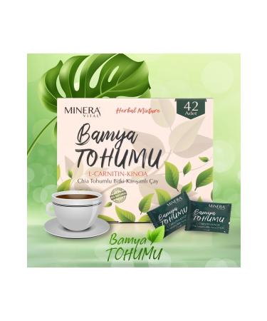 MINERA VITAL Okra Seed Form Tea 42 pieces - Buy Online on GoSupps.com