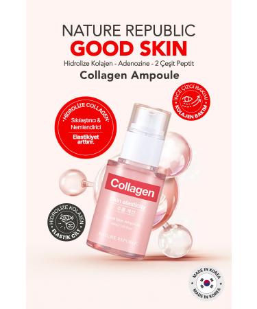 Nature Republic Collagen Anti-Aging Serum Nature Republic Good Skin Collagen Ampoule 30ml - Buy Online on GoSupps.com