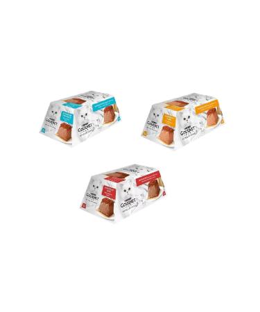 Gourmet Revelations Mousse 3 Types Canned Cat Food 2 X 57 Gr. 3 Pack