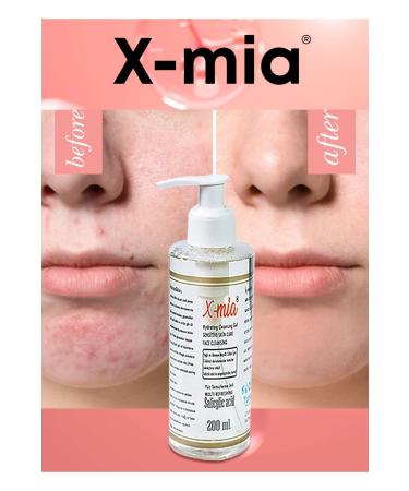 x-mia Cleansing Gel for Oily and Acne-Prone Skin 200 Ml. - Buy Online on GoSupps.com