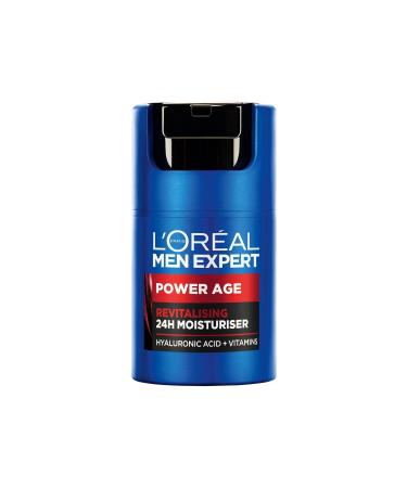 L'Oreal Paris Men Expert Power Anti-Aging Revitalizing 24-Hour Moisturizer 50ml Hyaluronic Acid