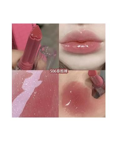 Cosmetics Magic Case Glitter Heart Jelly Lipstick - SET OF 6 - Buy Online on GoSupps.com