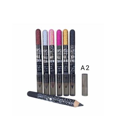 Mardinal Eye Lip Eyeshadow Pencil 6 Jumbo Size Glitter Pencil Eyeshadow No-b1 6 Piece Set