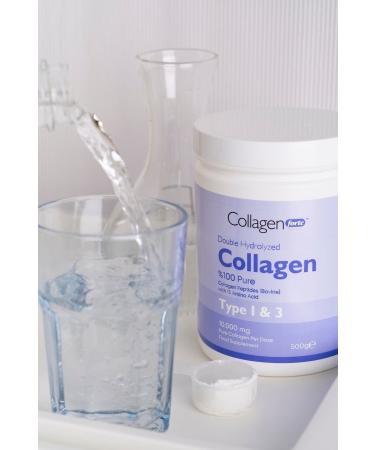 Collagen Forte Platinum Collagen Powder 500g 0 Pure Natural Double Hydrolyzed Collagen Peptides (50 PORTIONS)