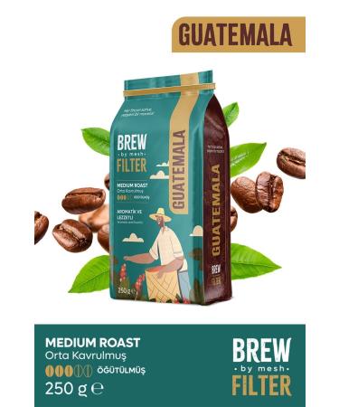 brewbymesh Guatemala Medium Roast Filter Coffee (Ground Medium Roast Filter Coffee) 250gr.