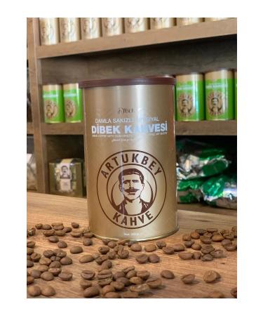 ARTUKBEY COFFEE Artukbey Mastic Special Dibek Coffee 250 Gr Tin Box