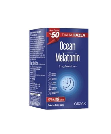 Ocean Melatonin 3 Mg 90 Tablets