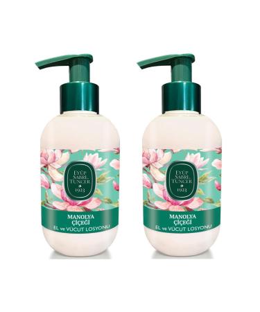 Ey p Sabri Tuncer Magnolia Flower Hand and Body Lotion 280 ml 2 Pieces