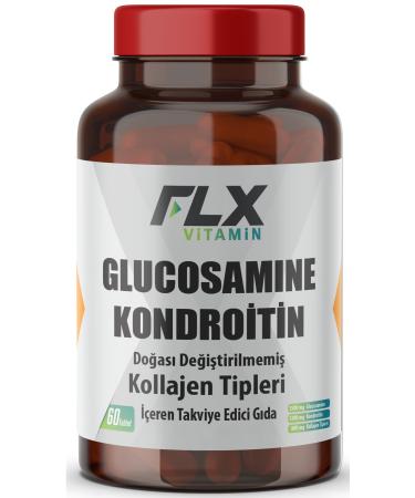 FLX Glucosamine Chondroitin Msm 60 Tablets Glucosamine Chondroitin Msm Hyaluronic Acid Turmeric