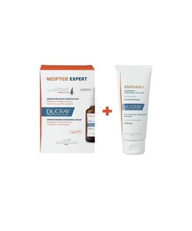 Ducray Strengthening and Thickening Serum 2x50 ml + Ducray Hair Loss Mix Shampoo 100 ml
