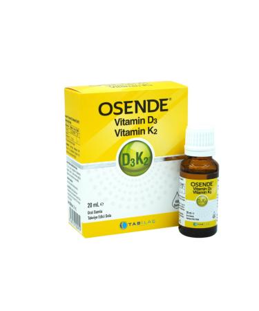 Tab la Osende D3K2 Drops Vitamin D3 and Vitamin K2 (MK7) Containing Supplementary Food - Buy Online on GoSupps.com