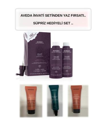 Aveda Invati Advanced Scalp Revitalizer Anti-Loss Hair Serum 2x150 ml Surprise
