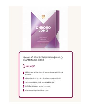 SIBERIAN WELNESS Chronolong / Food Supplement Containing Sodium Hyaluronate Soy Isoflavones and Vitamin D - Buy Online on GoSupps.com