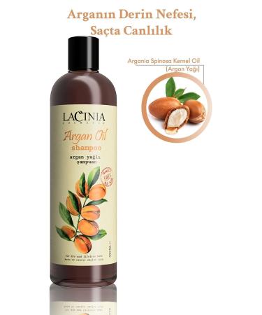 Lacinia Argan Oil Shampoo 400ml - Buy Online on GoSupps.com