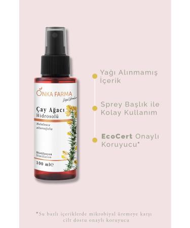 OnkaFarma Onka Farma Tea Tree Water / Hydrosol Tonic Oil-Free Natural Content 100 ml - Buy Online on GoSupps.com