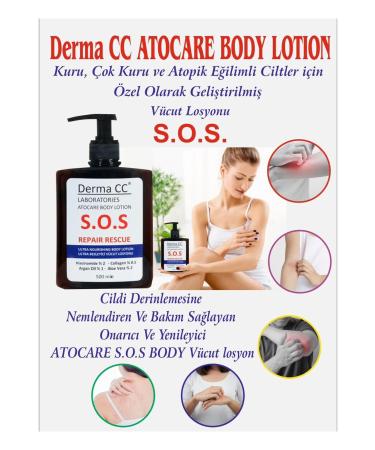 Derma CC LABORATORIES Derma Cc Atocare Body Lotion Sos Repair Body Lotion 500m - Buy Online on GoSupps.com