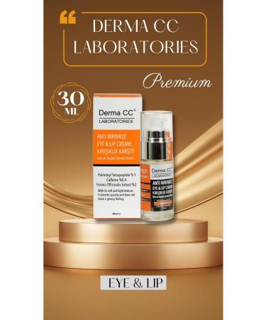 Derma CC LABORATORIES Anti Wrinkle Eye&lip Cream - Eye and Lip Contour Anti Wrinkle Cream 30 ml - Buy Online on GoSupps.com