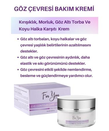 For You Gold Anti-Bag Dark Circle & Dark Circle Intensive Moisturizing Under Eye Care Cream - Buy Online on GoSupps.com